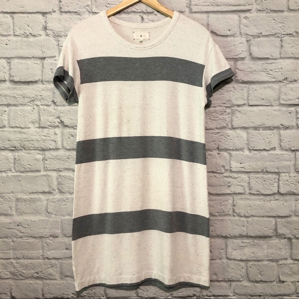 Lou and Grey French terry stripe tunic dress